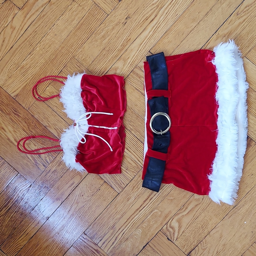 Vintage Santa Baby Fantasy Lingerie by Shirley of Hollywood.